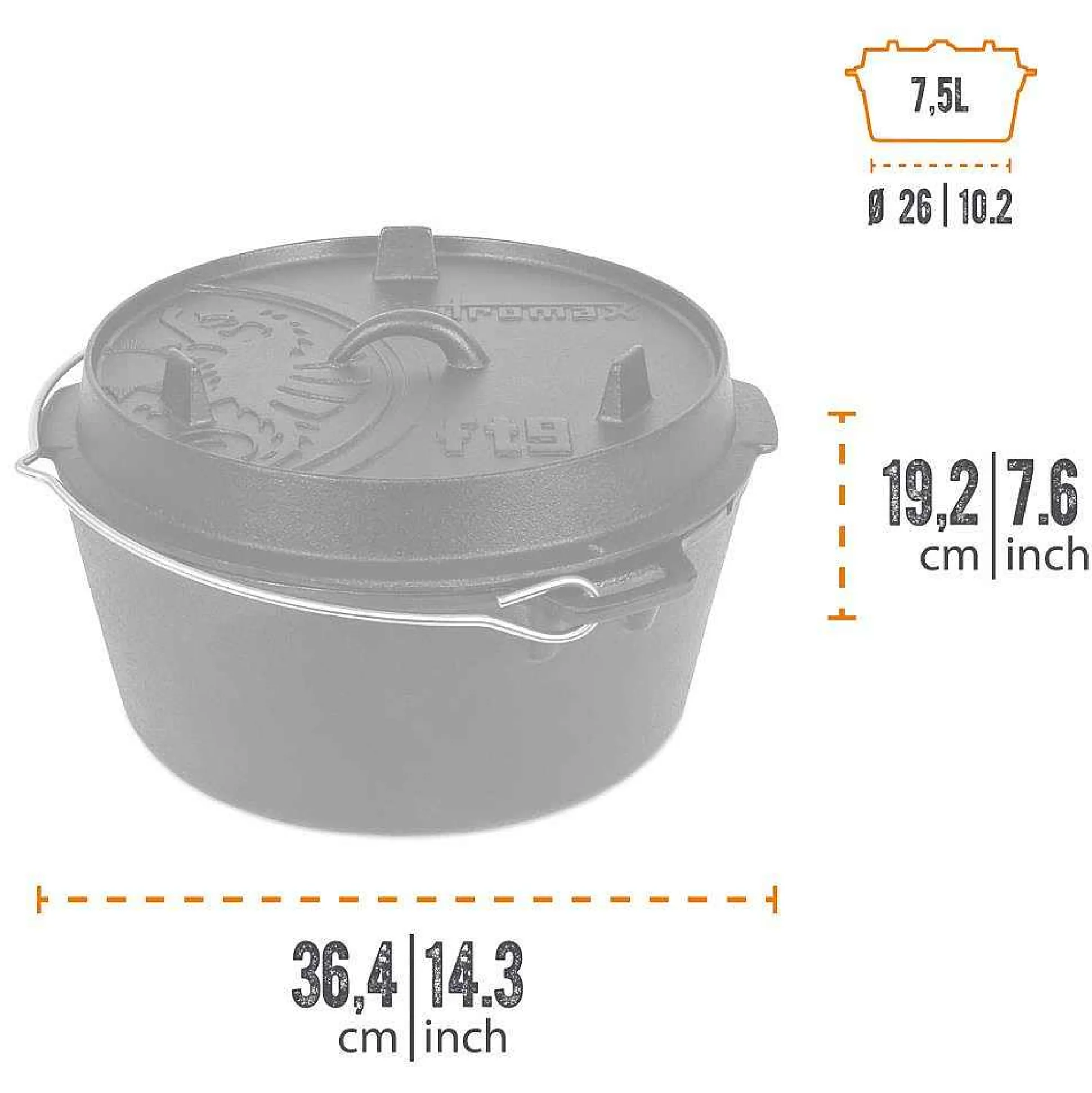 Petromax Bbqpit Bundle 2 - Large Fire Pot And Care Paste Store