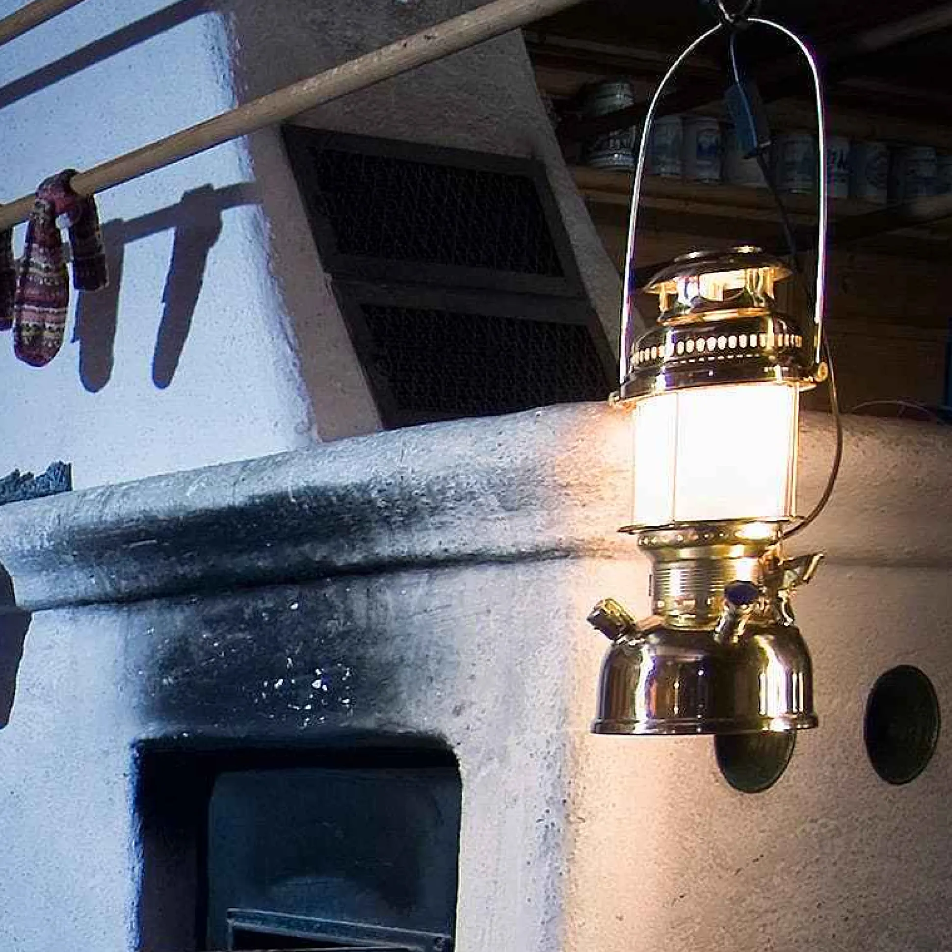Petromax Ceiling Light Hk500/829 Brass Flash Sale