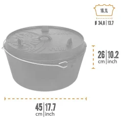 Petromax Fire Pot (Dutch Oven) New