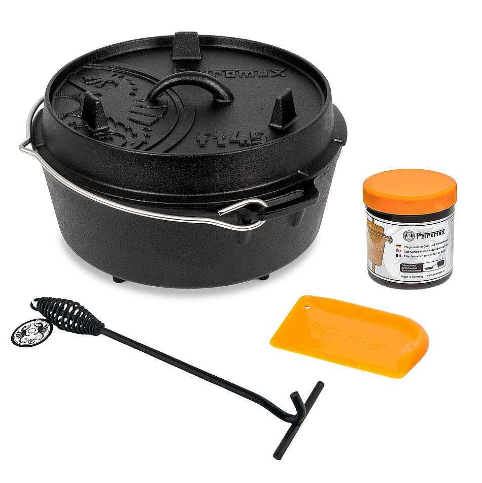 Petromax Fire Pot Ft4.5 Starter Set - Dutch Oven Set 4 Liters Shop