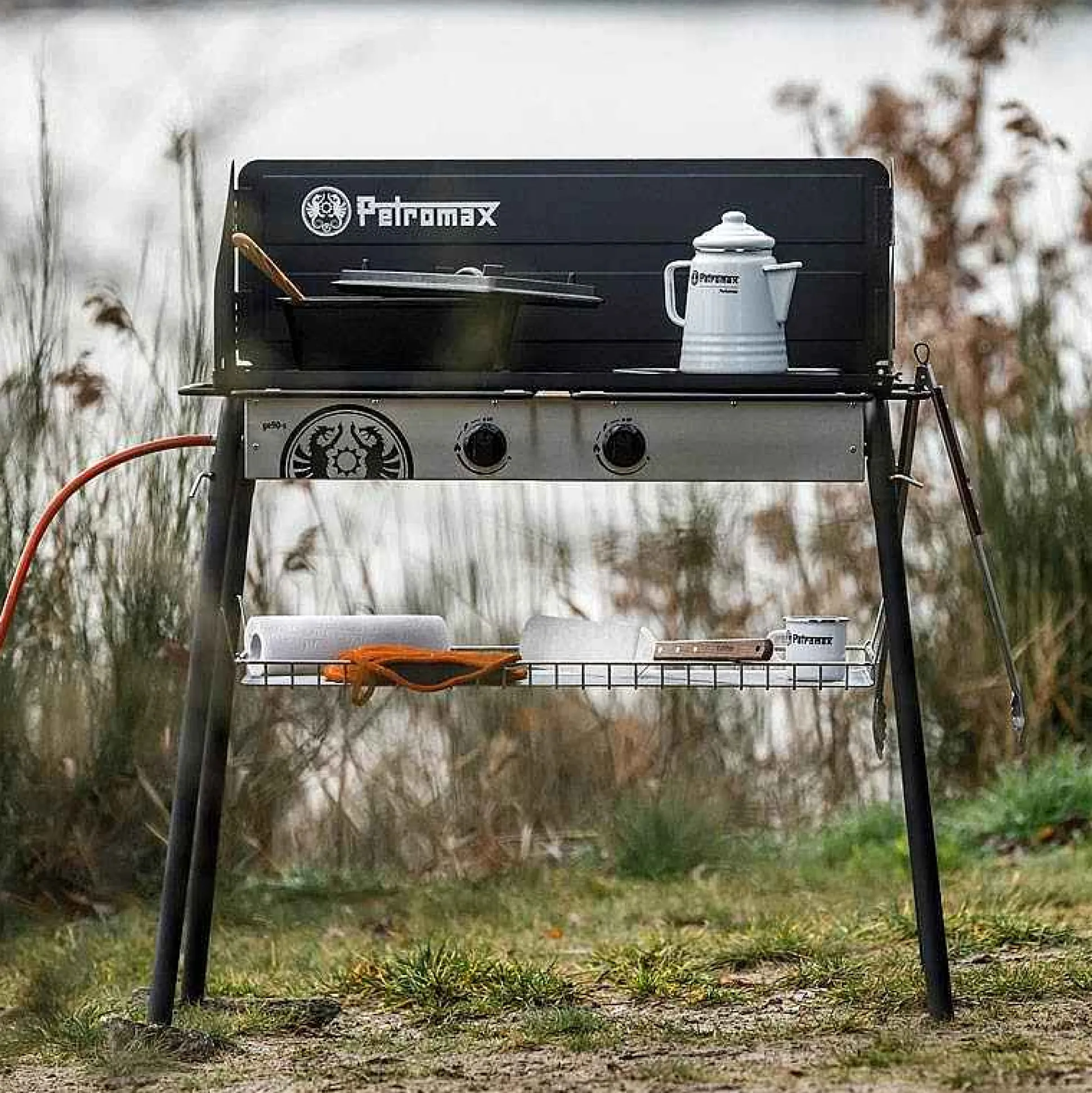 Petromax Gas Table With 2 Burners Flash Sale