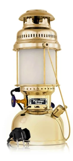 Petromax Table Lamp Hk500/829 Brass Flash Sale